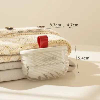 Portable mini lint roller, washable, travel size - 8