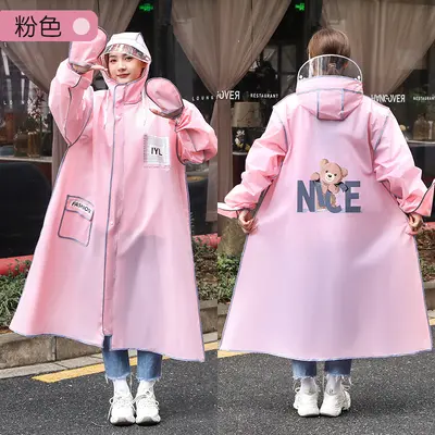 Adult fashionable raincoat gloves for men and women electric vehicle bicycle poncho outdoor travel walking rain-resistant - 8