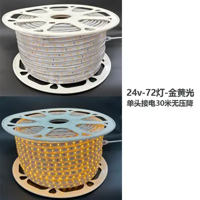 Niederspannungs-LED-Streifen 24V LED-Streifen 36V LED-Streifen Außenbereich wasserdicht Technisches Modell hohe Helligkeit Turmdrehkran Tunnel Keller 2835 LED-Streifen - 12