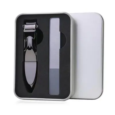 Anti-Splash Stainless Steel Nail Clippers, Manicure Tool - 12