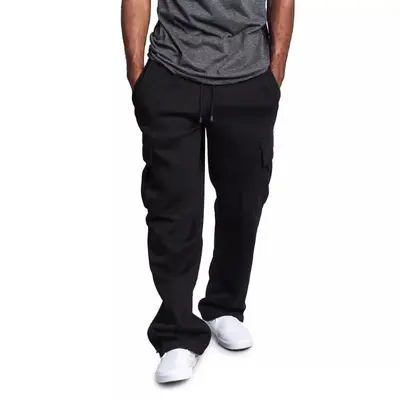 Men's Loose Multi-Pocket Cargo Trousers 2024 New Season