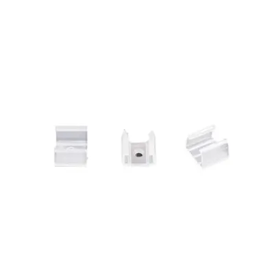 Крепёжная клипса для LED-ленты 5050/2835, квадратная, с одним отверстием под винт, неэкранирующая пластиковая держатель-клипса