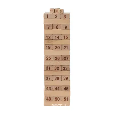 Wooden Stacking Tower Blocks, Early Education Toy for Toddlers - 5