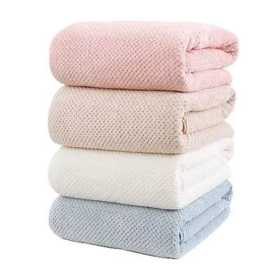 Korallenfleece Handtuchtuch 3er-Set mit Ananasmuster - 6
