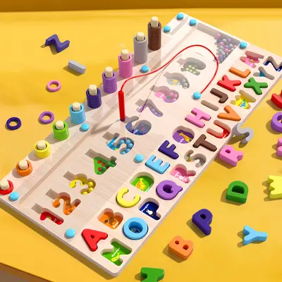 Kinder Magnetisches Perlenlabyrinth, Stift, frühkindliche Bildung - 11