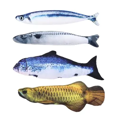 Simulations-Fisch Katzenspielzeug Plüsch