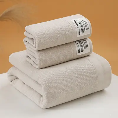 Badetuch 100% Baumwolle Typ A luftige Baumwollhandtuch-Set Doppel-Heimtextilien tägliches Gesichtshandtuch Geschäfts-Geschenkhandtuch grenzüberschreitend - 6
