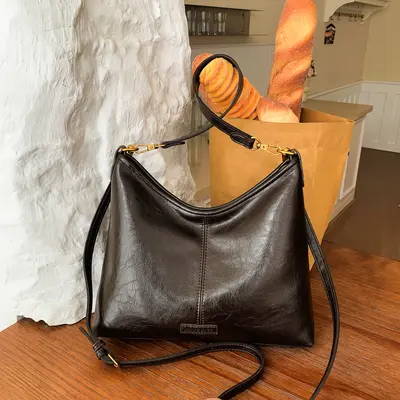 Women's Retro Small Square Shoulder Bag, Lightweight Crossbody Commuter Bag - 8