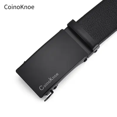 Coinoknoe Herren Gürtel Automatikschnalle Sportwagendesign Ledergürtel Hose Gürtel Viral Hit Bestseller Lagerbestand