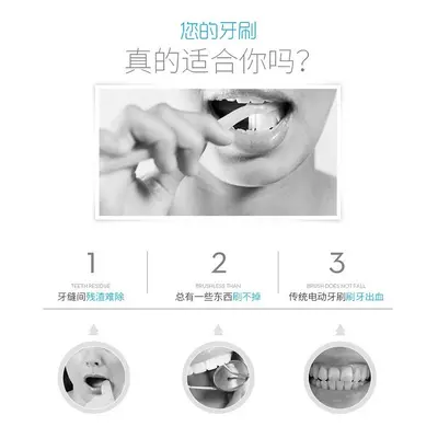 Rechargeable Sonic Electric Toothbrush Couple Set - 3