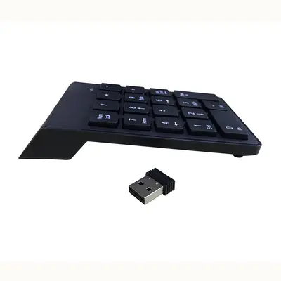 Sınır ötesi 2.4G Bluetooth kablosuz tuş takımı USB alıcısı Bluetooth finansal muhasebe ince ve hafif mini tuş takımı