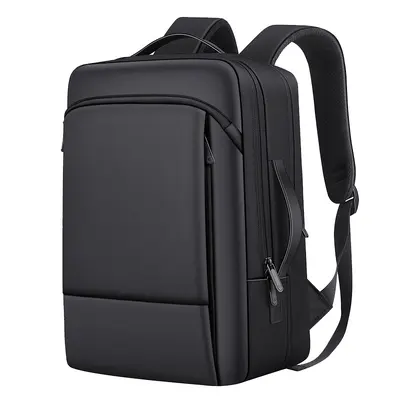 Travel men's backpack, premium fashion women's backpack, trendy business waterproof laptop bag, large capacity nylon school backpack - 6