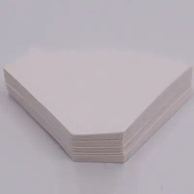 U103 Coffee Filter Paper, Unbleached Wood Pulp Hanging Ear Filters for 4-6 Servings