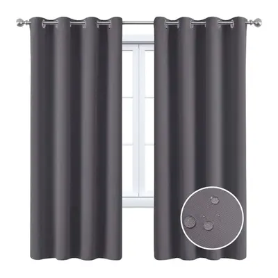 Full Blackout Balcony Curtain, Waterproof Outdoor, Heat Insulating, Grommet - 10