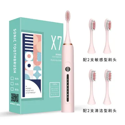 Smart Sonic Electric Toothbrush with Soft Bristles for Adults - 11