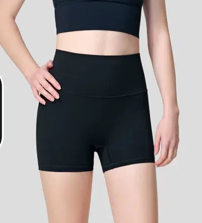 Women's High-Waist Three-Quarter Yoga Shorts for Running and Fitness - 6