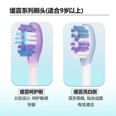 Replacement Brush Heads for usmile Smile T10 Electric Toothbrush, Teens - 2