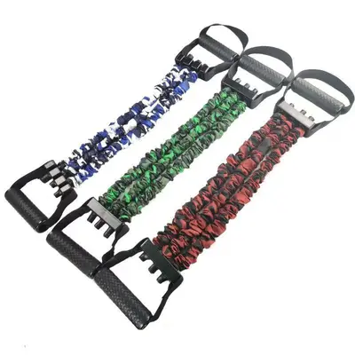 Three-Hole Chest Expander for Men, Adjustable Resistance Elastic Band - 6