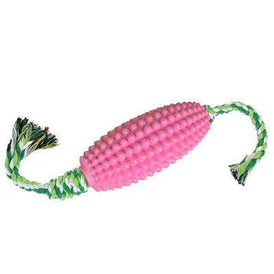 Corn-Shaped Dog Chew Toy with Teeth Cleaning Function, Durable Dog Toothbrush - 9