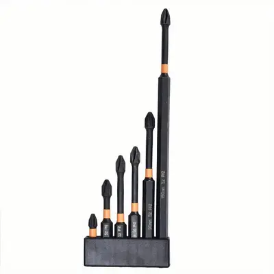 Electric screwdriver set with extended high-hardness bits, alloy steel - 9