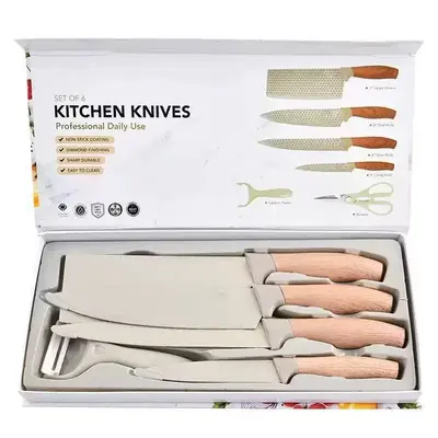 Edelstahl Küchenmesser-Set 6-teilig - 12