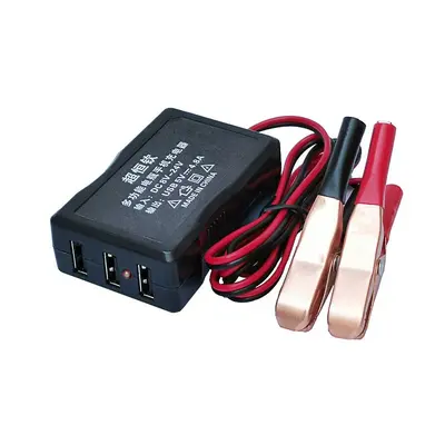 Pil cep telefonu USB şarj aleti 12V24 volt dönüşüm 5V çok fonksiyonlu evrensel motosiklet araba hızlı şarj konektörü