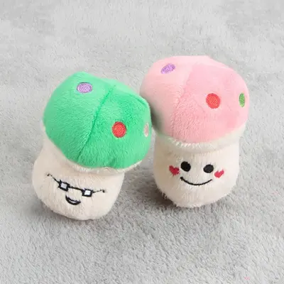 Plush Squeaky Fruit Series Pet Toy for Dogs and Cats, Chew-Resistant - 4