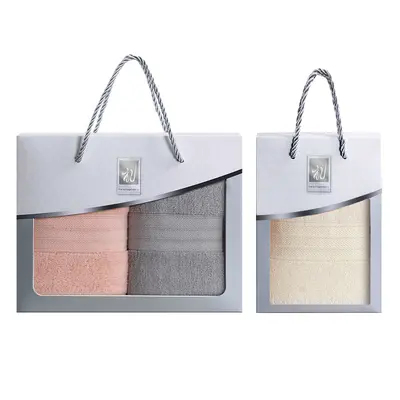 Pure cotton towel gift set, printed logo, corporate gift - 6