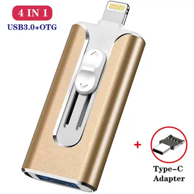 3'ü 1 Arada Telefon USB Bellek 1TB, Android ve Apple Uyumlu - 12