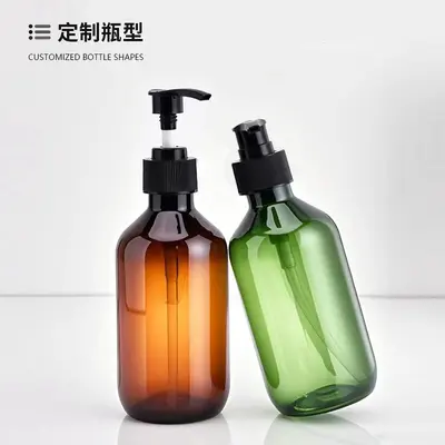 Sloped Shoulder Pet Lotion Bottle 300ml 500ml 750ml 1L