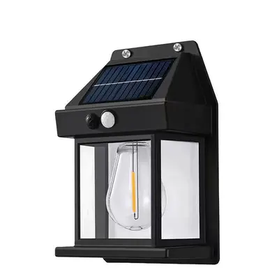 Solar Waterproof Wall Light, Outdoor Garden and Balcony Ambiance Lamp