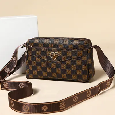 Women's Printed Crossbody and Single-Shoulder Bag, Middle-Aged Style - 7