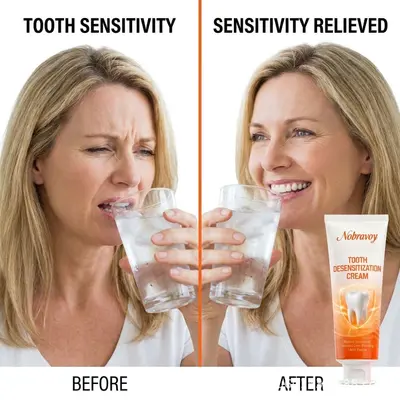 Nobravoy Tooth Desensitizing Paste, Whitening, Freshens Breath