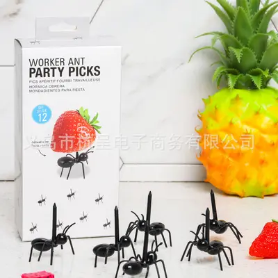 Fruit Fork with Ant Design Party Snack Fork - 9