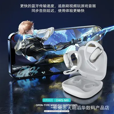 LC-OWS-M8 open-ear hook Bluetooth earbuds, sports design