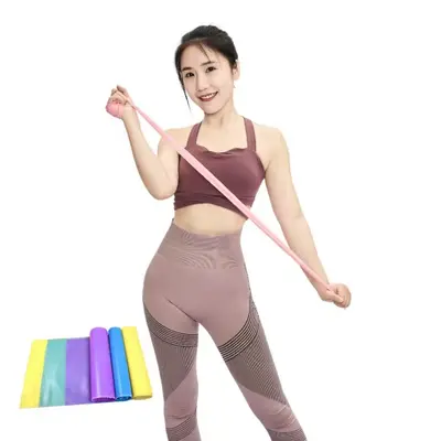 TPE Yoga Resistance Band, Pull Ring for Back and Shoulder Training - 2