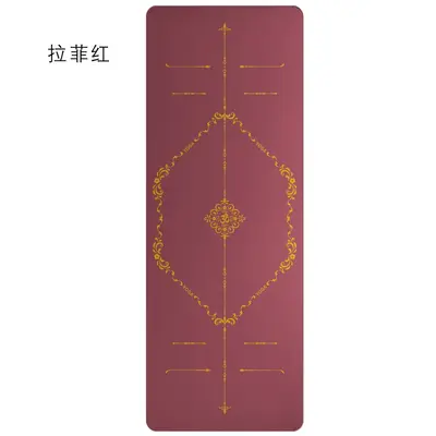 PU kauçuk yoga matı kaymaz şok emici - 11