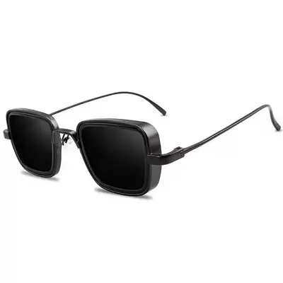 Retro-Herrensonnenbrille mit eckigem Metallrahmen, Modell 2026 - 9