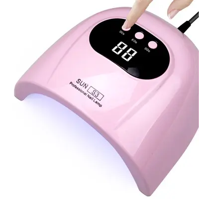 LED çift ışın manikür makinesi USB şarjlı sensörlü