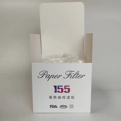 Flower-Shaped Wavy Coffee Filter Paper for American Coffee Makers, B01 - 11
