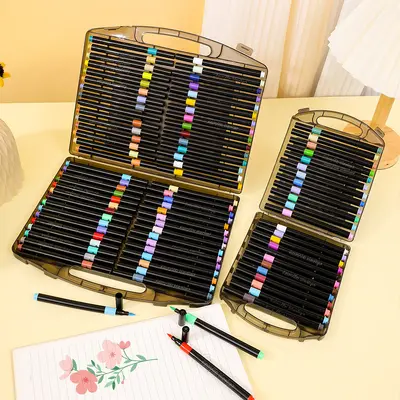 Soft-Tip Acrylic Marker Set, Opaque Painting Pens for Primary School Students