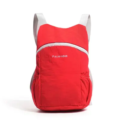 Süper Hafif Moda İnce Katlanır Seyahat Çift Omuz Çantası Erkek Kadın Uyumlu Outdoor Spor Sırt Çantası Hafif Çok Yönlü Dağcılık Sırt Çantası - 9