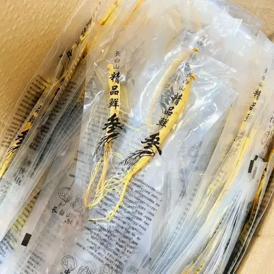 Frischer Changbai-Ginseng, nordostchinesische Spezialität, zum Ansetzen in Alkohol - 8