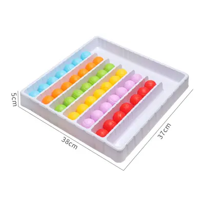 Çocuklar İçin Renkli Top Renk Tanıma ve Sınıflandırma Eğitici Oyuncak - 6