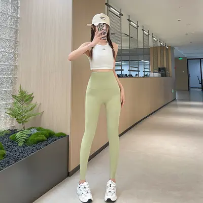 Black Bandage High-Waist Tummy-Control Thin Leggings with Butt-Lifting Design - 13