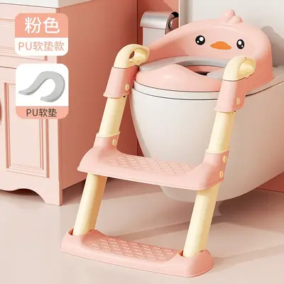 Kinder-WC-Treppenhocker mit Toilettensitzaufsatz - 8
