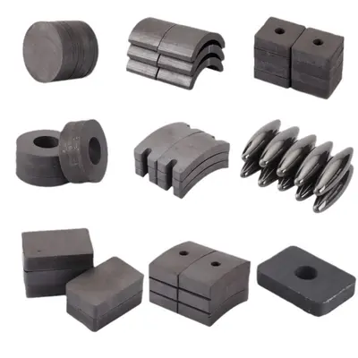 NdFeB Magnet Discs, Round and Square, Countersunk Hole Magnets