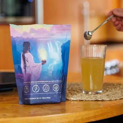 跨境爆款马黛茶桶装cuttingmix马黛茶保健速溶茶肌酸粉褪黑素软糖