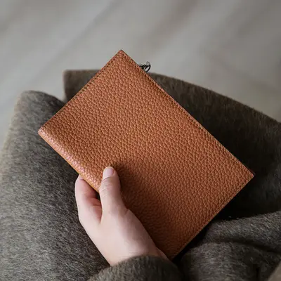 RFID koruma pasaport cüzdanı, minimalist tasarım - 8