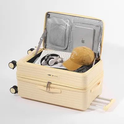 28-inch Double-Opening PC Expandable Trolley Suitcase - 7